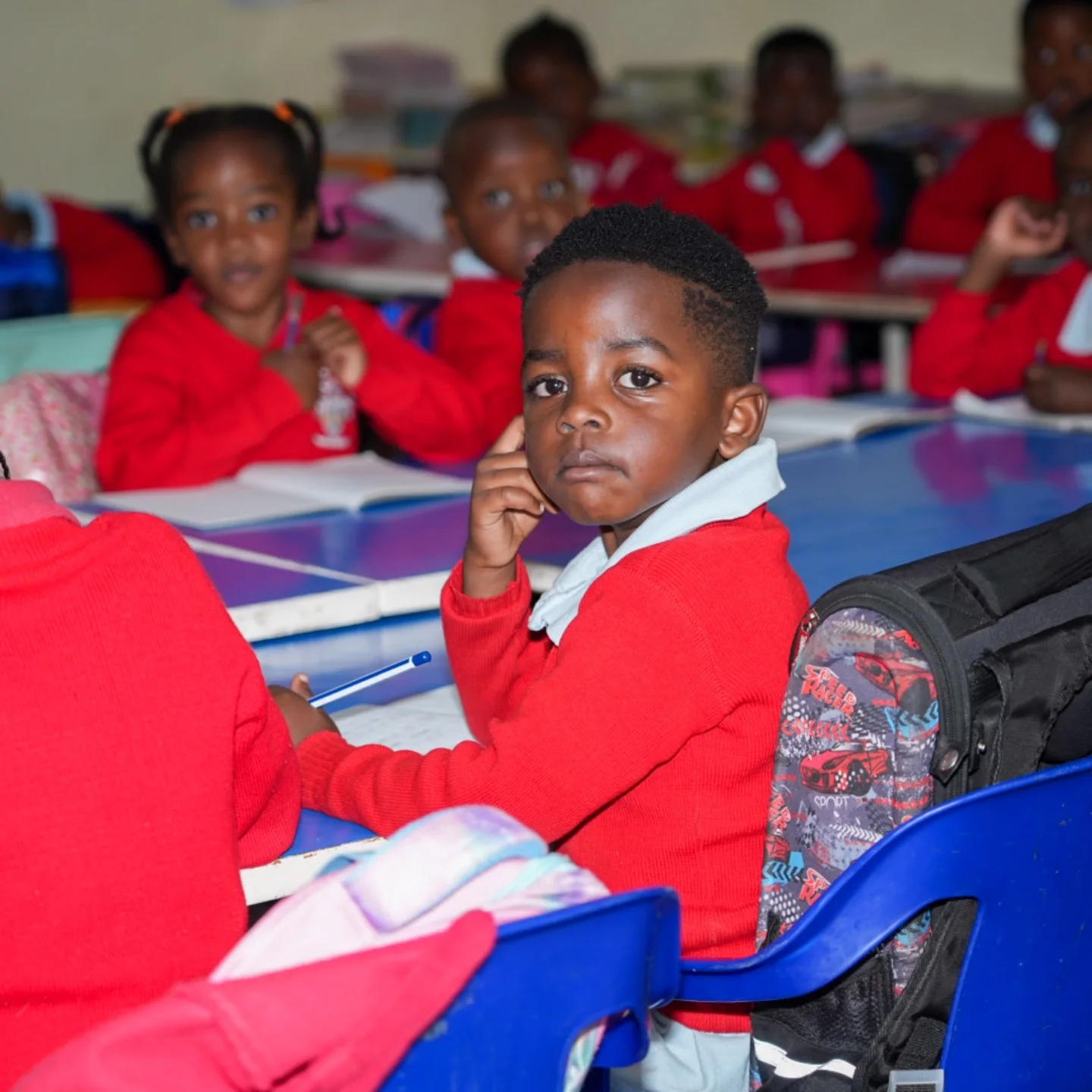 Students taking part in school activities